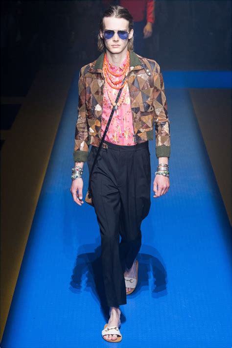 gucci men's spring 2018|Gucci spring summer runway.